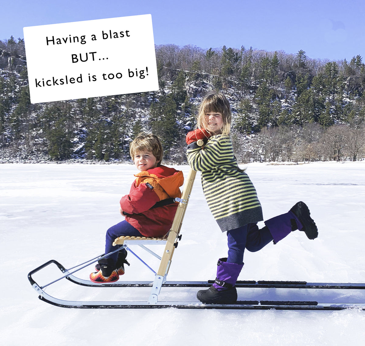 Choosing a Traditional Kicksled Size Find the perfect fit now! Brave