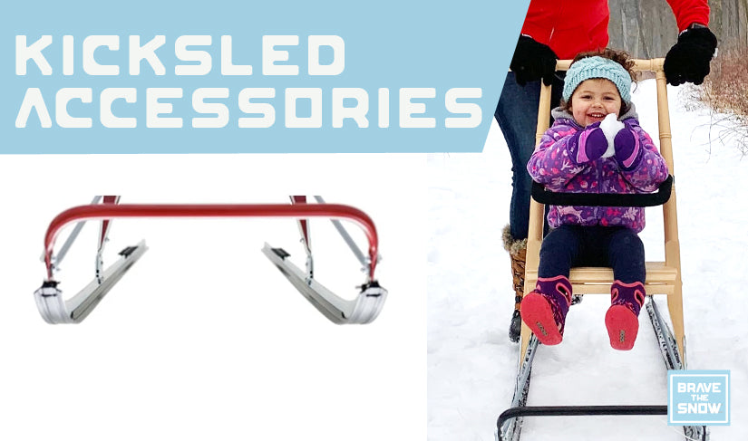 Everything You Need to Know about Kicksled Accessories: Snow Runners, Crampons, Brakes and More